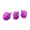 CUESOUL TERO AK4 Purple Dart Flights Shield Shape,Set of 3