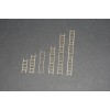 Crescent locomotive works Inc. Ho scale laser cut wood ladders.