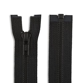 Black Zipper 30 inch Metal Oxide Nickel Jacket Zipper 30" Heavy Duty Zippers Sewing Zipper Craft Zippers