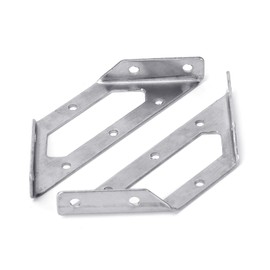 2Pcs Trapeziform Angle Brackets Stainless Steel Multifunction Corner Brace Bracket Fastener for Furniture Cupboard Storage Box
