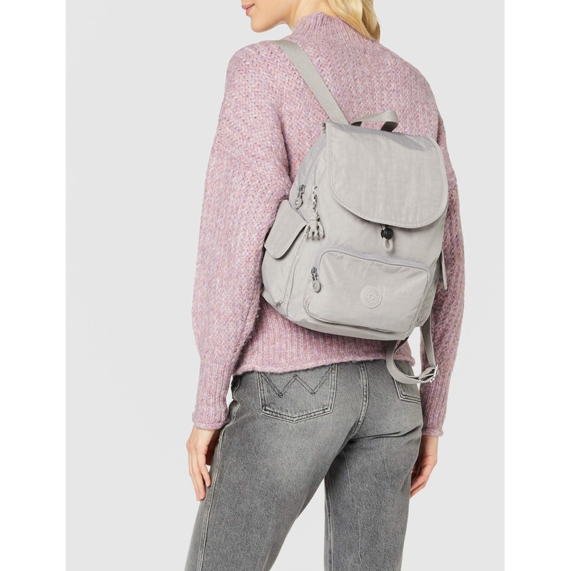 Kipling CITY PACK S Small Backpack, Grey Gris (Grey)