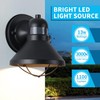 LONEDRUID 2 Pack Motion Sensor Outdoor LED Wall Light Dusk