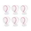 PATIKIL 8pcs Acrylic Small Ball Stand Holder | Clear Sports