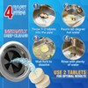 Garbage Disposal Cleaner and Deodorizer Tablets, 25 Pack Sink Cleaner