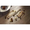 Goo-Ki 5''(128mm) Hole Centers Antique Brass Cabinet Pulls,Casual Luxury Solid
