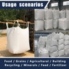 S-Helper FIBC Bulk Bags - 2650 lbs Capacity, 39x39x39 inches,