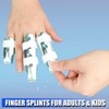 Kecartu Finger Splints, 3-Size Pack Metal Aluminium Padded Finger Support