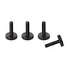 PrecisionGeek Blackened Steel M5 x 20mm, Total lenght 24mm, Knurled