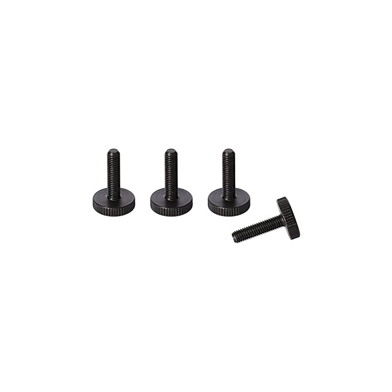 PrecisionGeek Blackened Steel M5 x 20mm, Total lenght 24mm, Knurled