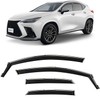 CLIM ART in-Channel Incredibly Durable Rain Guards for Lexus NX
