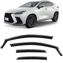 CLIM ART in-Channel Incredibly Durable Rain Guards for Lexus NX 2022-2025, Original Window Deflectors, Vent Window Visors, Vent Deflector, 4 pcs. - 622305