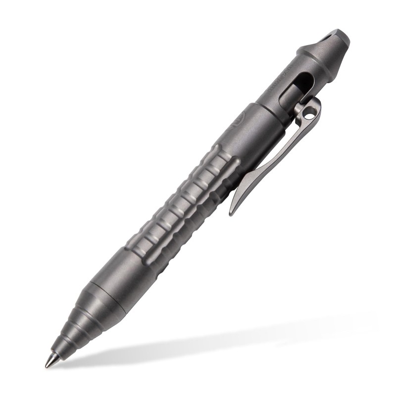 TACRAY Titanium Bolt Action Mini Pen, Pocket Size EDC Pen,