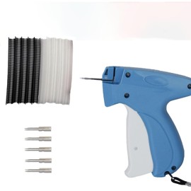 Mini Stitch Gun for Clothes, Stitch Gun, Micro Stitch Gun for Clothes, Price Tag Gun with 500 Black and 500 White Micro Fasteners and 5 Needles, Tag Gun Quick Stitch Gun