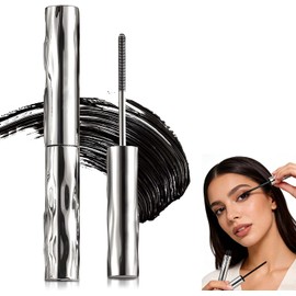 4D Máscara de Pestañas, 2026 Nuevo Mascara Resistente Al Agua con Cepillo Ultrafino, Extensiones de Pestañas, Prueba de Manchas, Larga Duración y Más Gruesa (1PCS)