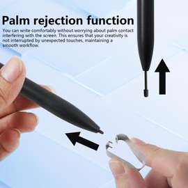 Zafina-UP for Remarkable 2 Stylus Pen with EMR Technology, 4096 Pressure Levels, Eraser Function, Tilt Sensing, Palm Rejection