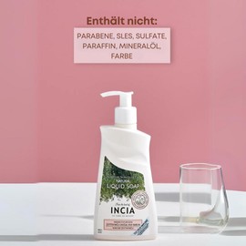 INCIA Liquid Hand Soap for Sensitive Skin 250ml - Soothing, Chemical Free, SLS/SLES Free