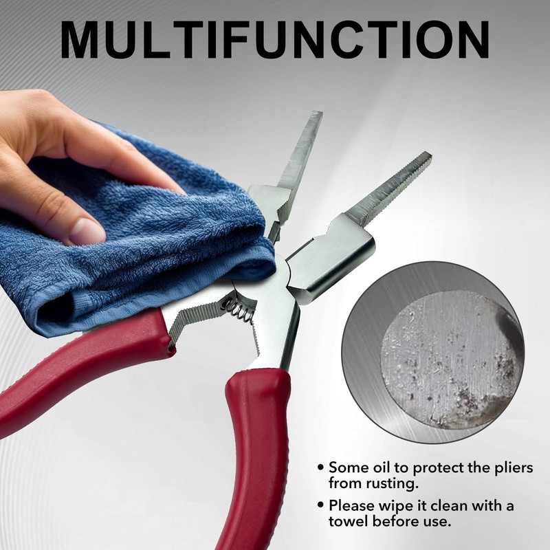YesRight Welding Pliers, 8" Mig Pliers for Welding, Ergonomic Welpers