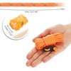 COM-FOUR® 8x guy ropes each 4m for camping reflective in