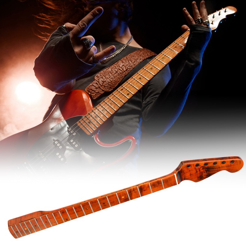 Electric Guitar Neck Maple 21 Frets Fretboard Musical Instrument Accessories