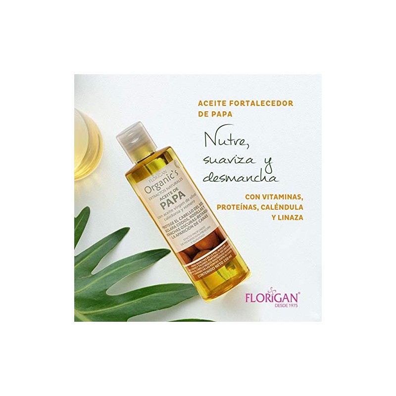 Aceite Fortalecedor de Papa con Proteinas Florigan® 250ml.