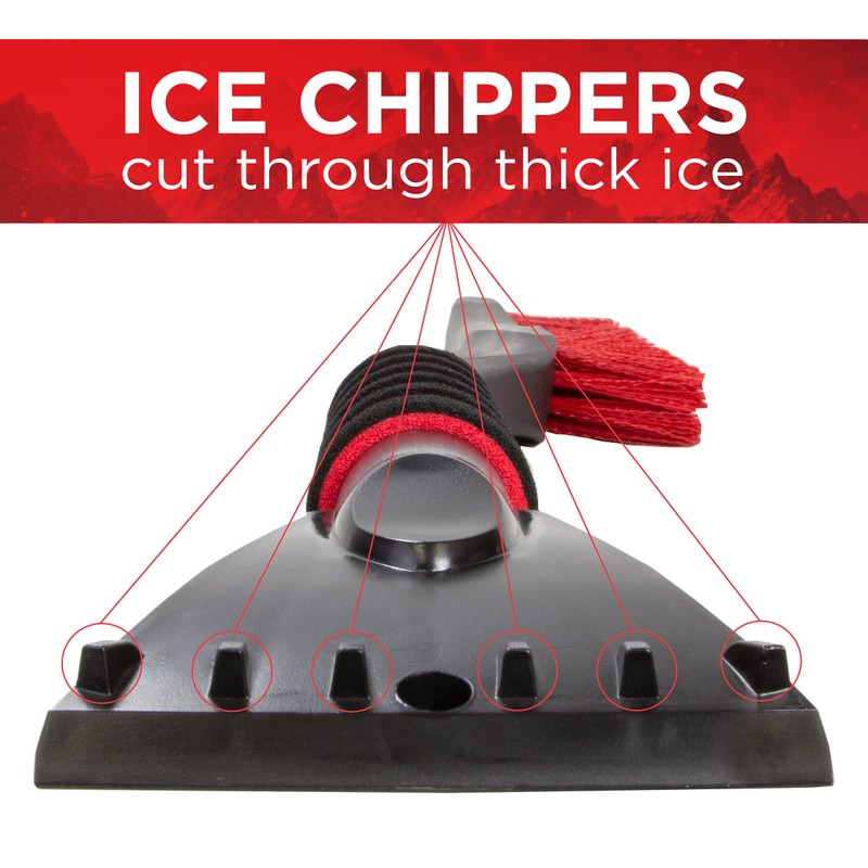 Mallory 532 Cool-Force 26” Snowbrush with Ice Scraper for Cars,