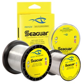 Seaguar Invizx 100% Fluorocarbon Fishing Line 20lbs, 1000yds Break Strength/Length - 20VZ1000