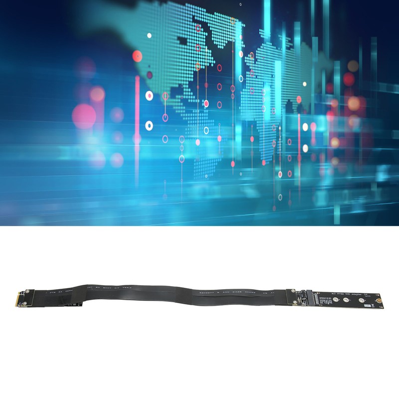 M.2 NVMe SSD Extension Cable PCB R44SF M.2 to PCI