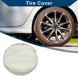 Hihaha Tire Cover Tire Totes/Tire Totes for Car/Durable 210D Oxford Fabric 84.5cm Width 76cm Height Fits Tires Tire Diameters 66 to 73.4cm / 1 Pc Beige