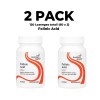 Seeking Health, Folinic Acid, 2 PACK, 800 mcg, 60 Lozenges