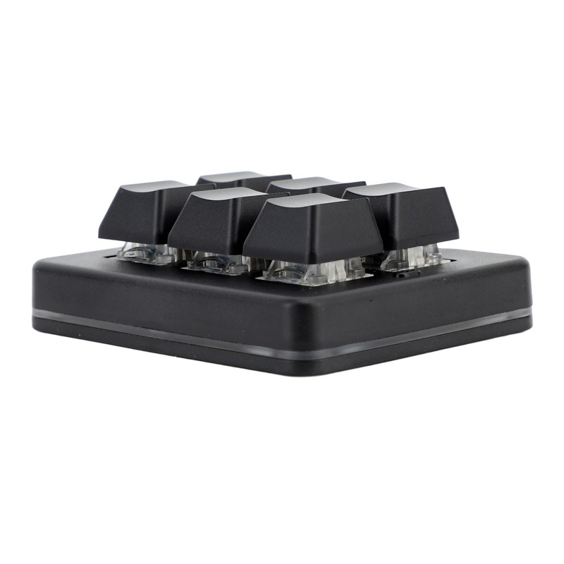 6 Key Gaming Keyboard Wired USB 2.4G Bluetooth Macro Programming