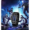 Binary Matrix Blue LED Digital Watch Mens Classic Creative Fashion