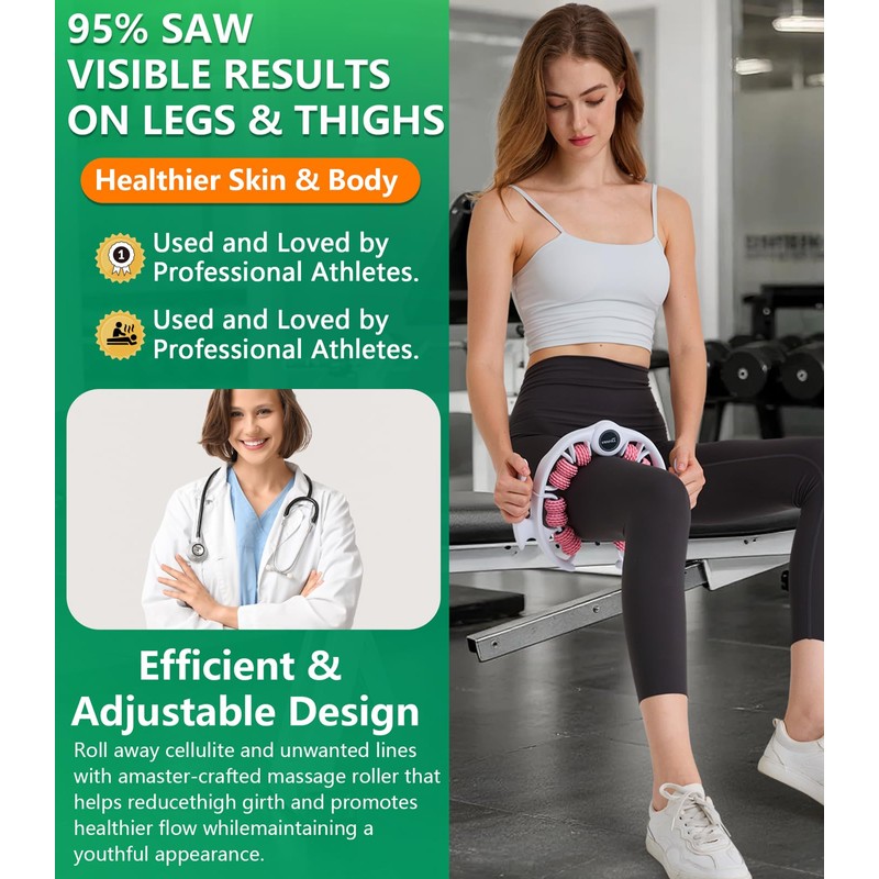 Uoxfill Cellulite massage tool | 360°removable cellulite remover for legs