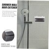 Operitacx Bathroom Hair Catcher Wall Mounted Reusable Shower Hair Trap