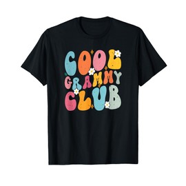Cool Grammy Club Mother's Day Groovy Retro Best Mom Ever T-Shirt