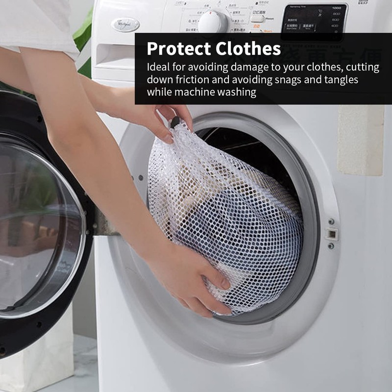 Laundry Bags Mesh Large Washing Bags for Delicates 2 Pack,