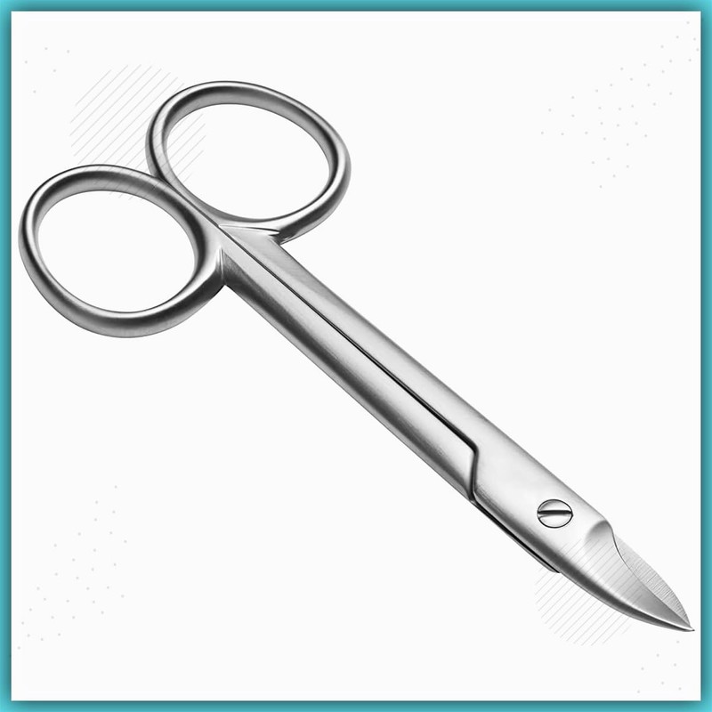 Nail Scissors for Men and Women | Curved Blades Cuticle