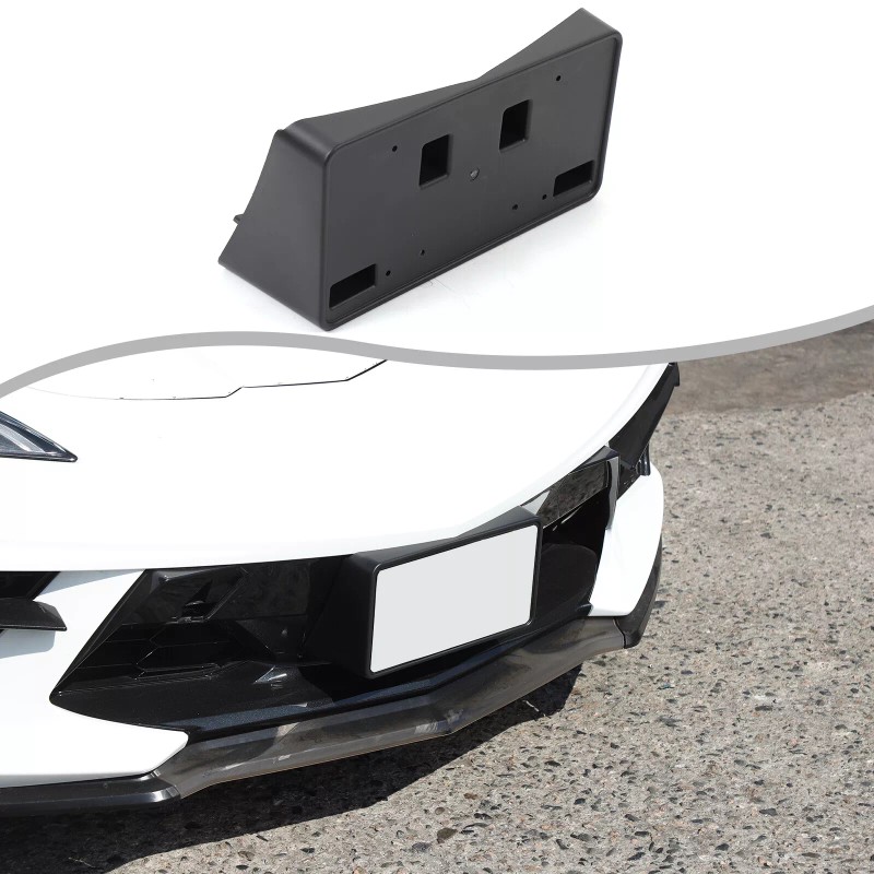 autopart2021 Front License Plate Frame Mount Bracket Holder For Corvette