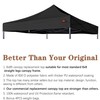 SCOCANOPY Commercial 8x8 Canopy Replacement Canopy Top,Canopy Cover ONLY (Black)