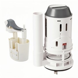 Banhey Dual Flush Valve Replacement Kit, 3-Inch Outlet with Hydrator, Compatible with American Standard 7381206-400.0070A, Universal Tank Guts Repair Parts for One-Piece Toilets