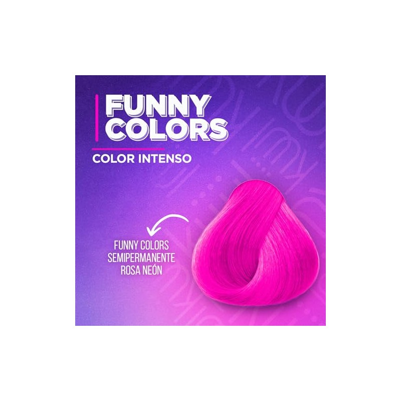 KÜÜL Funny Colors Tono Rosa Neón Tono Semipermanente Color Brillo