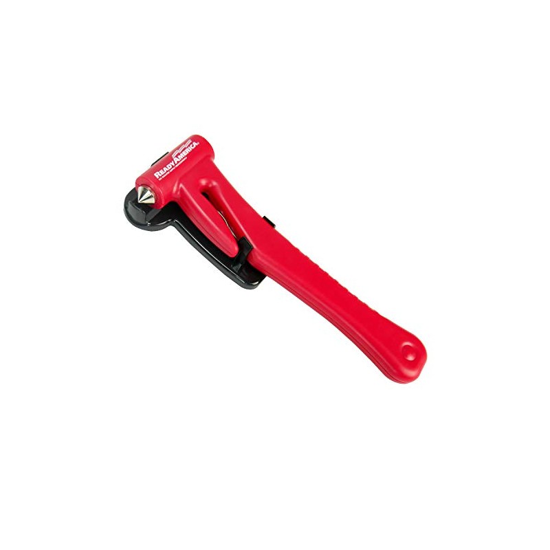 Ready America 75403 Auto Emergency Hammer & Seat Belt Cutter,