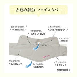 [White Beauty] UV Protection Face Cover (UV Protection Face Mask), B Type, babypink, Free size