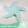 Marble Empire Starfish Pillow for Couch and Bed, Coastal Decor