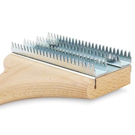 BHA 8" Buffing Wheel Rake for Removing Residual Buff Compound, Single Handle