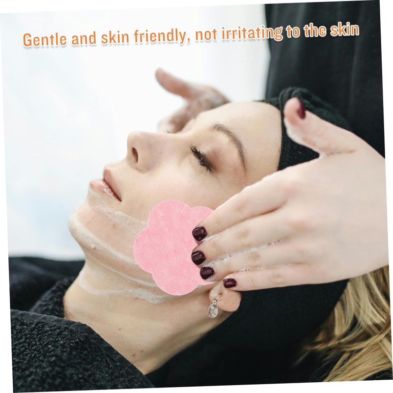 WOONEKY Gentle Makeup Remover Face Wash 30pcs Multi-function Facial Sponges