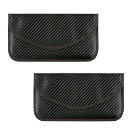 Bojueshaw 2 PCS Double-Layer Radiation Shielding Signal Blocker Bag – Dual-Layer Anti-Tracking RFID Blocking Pouch for Car Use, Signal Blocking and Privacy Protection