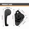 Hood Release Handle with Mounting Bracket, Compatible with 2013-2020 Ford