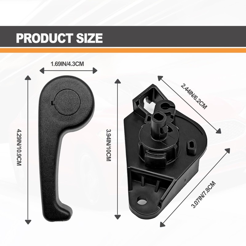 Hood Release Handle with Mounting Bracket, Compatible with 2013-2020 Ford