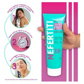 Mascarilla Sulfate Free Cabello Estresado Sin Parabenos Nefertiti