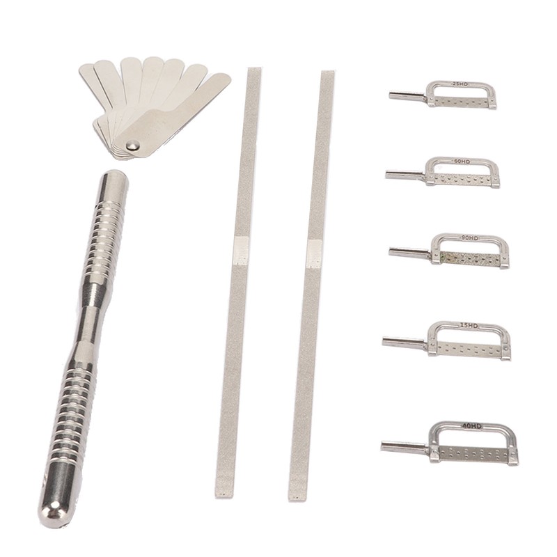 Interproximal Enamel Reduction Kit Dental Feeler Gauge Professional Portable Dental